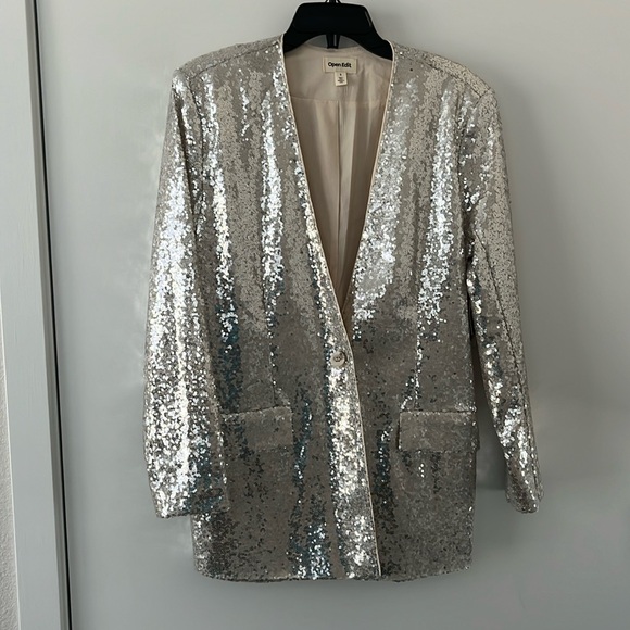 Sequence cream/silver colored jacket - Picture 1 of 5